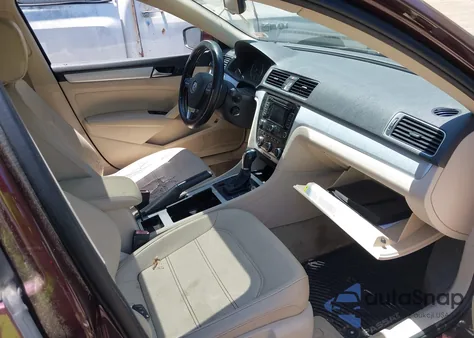 2012 Volkswagen Passat 2.5L Se from USA, damaged, VIN 1VWBP7A30CC107216